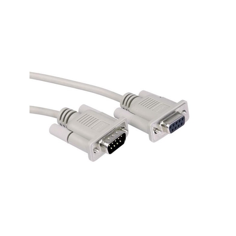 Roline Rs232 Cable, Db9 M - F 3 M